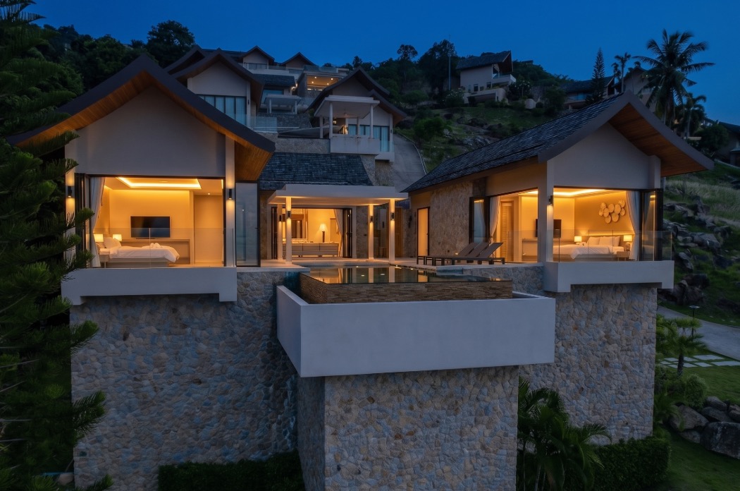Villa Awan-Tujuh พูลวิลล่าหรูเกาะสมุย วิวทะเลพาโนรามา พร้อมเชฟส่วนตัว