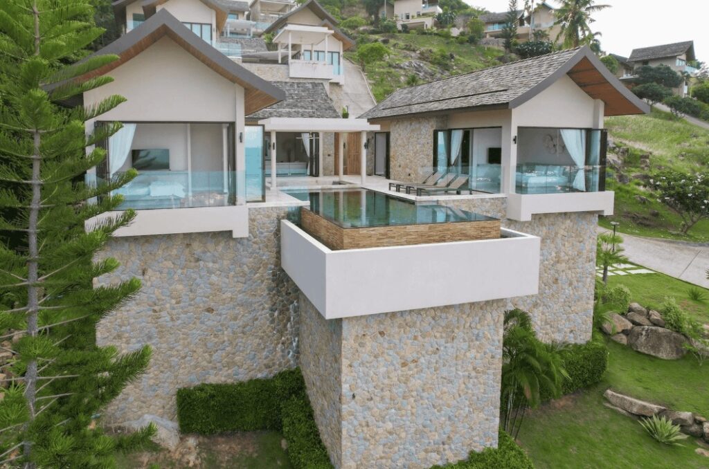Villa Awan-Tujuh: A Luxurious Sanctuary with Uninterrupted Sea Views in Chaweng Noi, Koh Samui