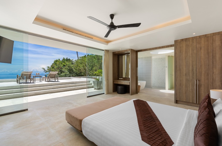 Villa Spice เกาะสมุย: พูลวิลล่าหรู 5 ห้องนอน วิวทะเลแบบพาโนรามา