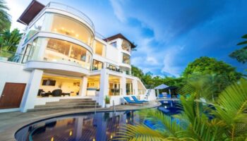 Villa White Stone Samui: Luxury 4-Bedroom Villa with Stunning Sunset Views