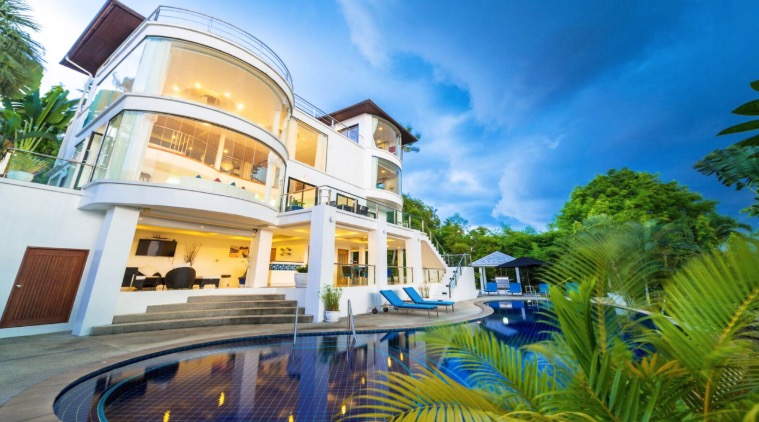 Villa White Stone Samui: Luxury 4-Bedroom Villa with Stunning Sunset Views Villa White Stone Samui: Luxury 4-Bedroom Villa with Stunning Sunset Views