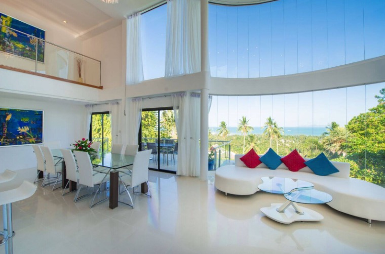 Villa White Stone Samui: Luxury 4-Bedroom Villa with Stunning Sunset Views