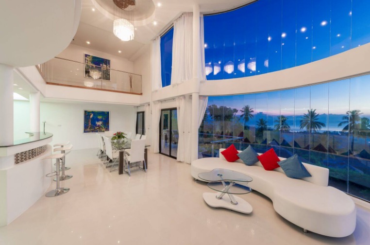 Villa White Stone Samui: Luxury 4-Bedroom Villa with Stunning Sunset Views