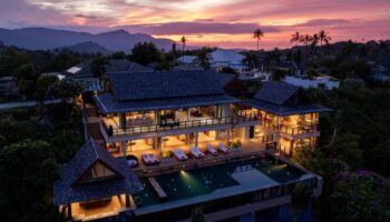 Baan Grand Vista Samui: Luxury 5-Bedroom Villa with Panoramic Sea Views in Bophut