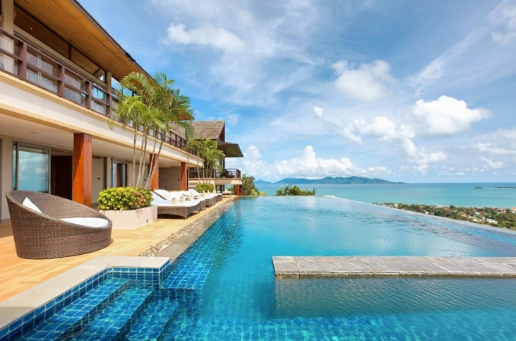 Baan Grand Vista Samui: Luxury 5-Bedroom Villa with Panoramic Sea Views in Bophut