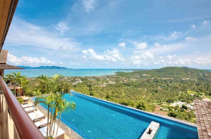 Baan Grand Vista สมุย: พูลวิลล่าหรู 5 ห้องนอน วิวทะเลพาโนรามาเหนือหาดบ่อผุด