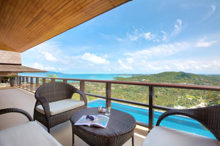 Baan Grand Vista Samui: Luxury 5-Bedroom Villa with Panoramic Sea Views in Bophut