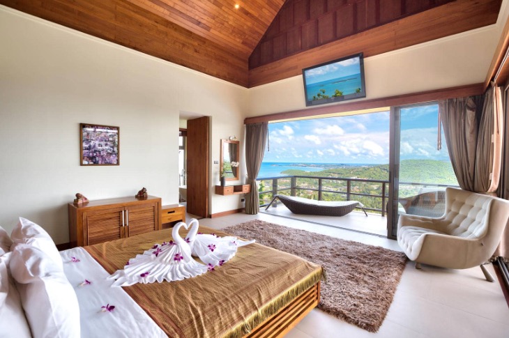 Baan Grand Vista สมุย: พูลวิลล่าหรู 5 ห้องนอน วิวทะเลพาโนรามาเหนือหาดบ่อผุด