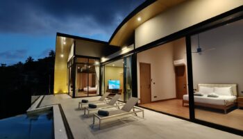 Villa Tenament: A Modern Hillside Retreat with Breathtaking Sea Views in Koh Samui